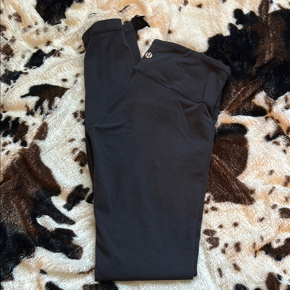 Lululemon Athletica Black Leggings Smooth Fabric